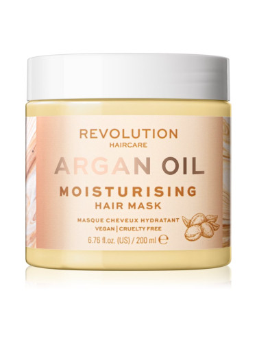 Revolution Haircare Hair Mask Argan Oil интензивно хидратираща и подхранваща маска За коса 200 мл.