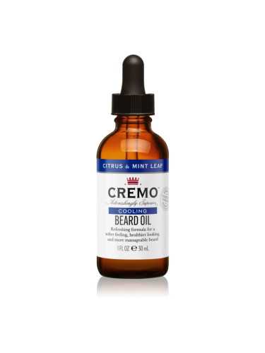 Cremo Cooling Beard Oil Citrus & Mint Leaf олио за брада 30 мл.