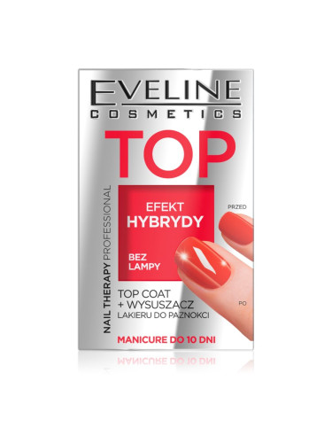 Eveline Cosmetics Nail Therapy Professional горен лак за нокти, ускоряващ изсъхването на лака 5 мл.