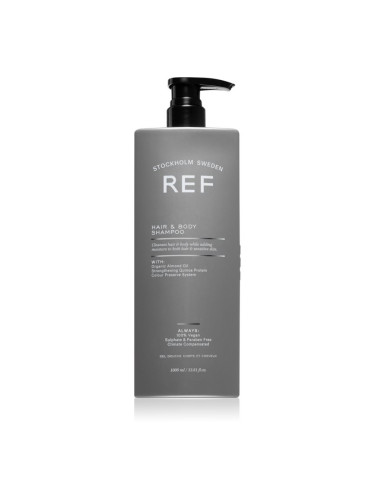 REF Hair & Body шампоан и душ гел 2 в 1 1000 мл.