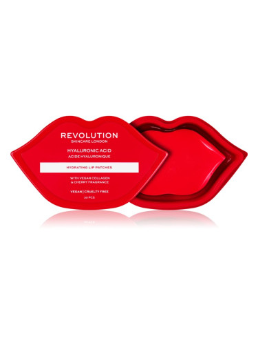 Revolution Skincare Hyaluronic Acid хидратираща маска за устни 30 бр.