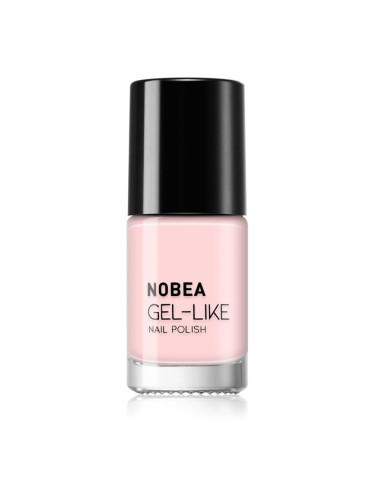 NOBEA Day-to-Day Gel-like Nail Polish лак за нокти с гел ефект цвят Mademoiselle nude #N48 6 мл.