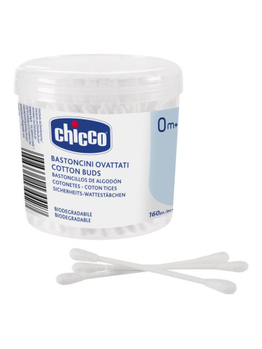 Chicco Hygiene клечки за уши 0m+ 160 бр.