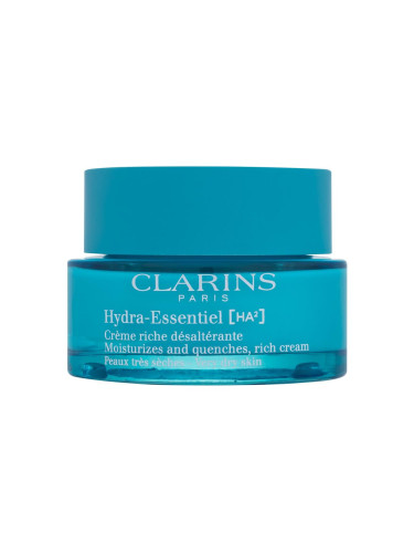 Clarins Hydra-Essentiel [HA²] Rich Cream Дневен крем за лице за жени 50 ml