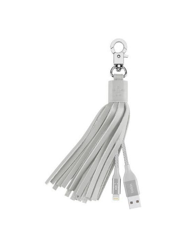 Плетен кабел Belkin Mixit USB-A към Lightning, Сив