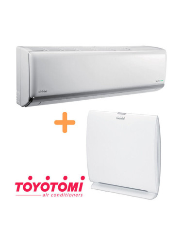 ПРОМО-ПАКЕТ: TOYOTOMI – Инверторен климатик IZURU + Пречиствател за въздух