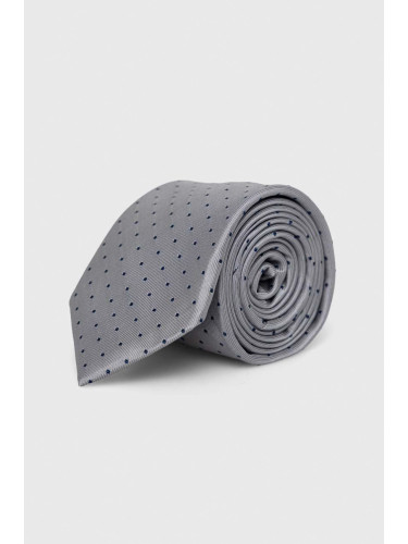 Копринена вратовръзка Michael Kors в сиво