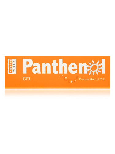 Dr. Müller Panthenol gel 7% успокояващ гел след слънчеви бани за раздразнена кожа 100 мл.