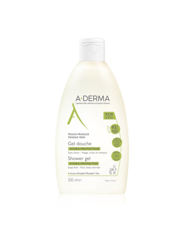 A-Derma Hydra-Protective изключително нежен душ-гел за цялото семейство 500 мл.
