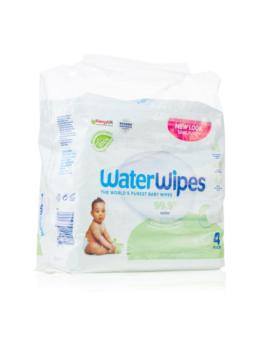 Water Wipes Baby Wipes Soapberry 4 Pack нежни мокри кърпички за бебета 4x60 бр.