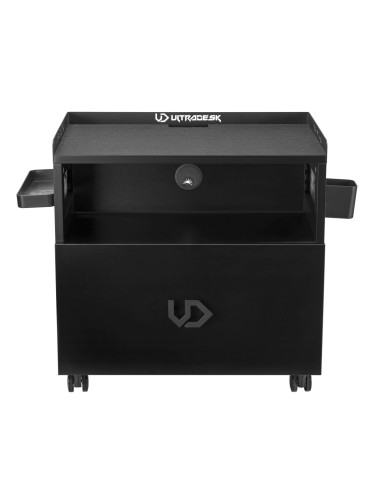  Компютърен шкаф Ultradesk - Crate, черен