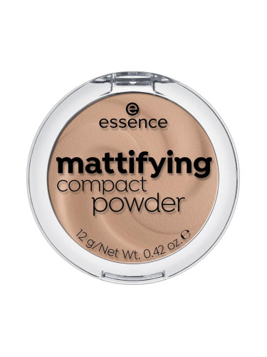 Essence Mattifying Compact Powder Пудра за жени 12 g Нюанс 02 Soft Beige