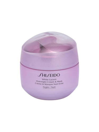 Shiseido White Lucent Overnight Cream & Mask Нощен крем за лице за жени 75 ml