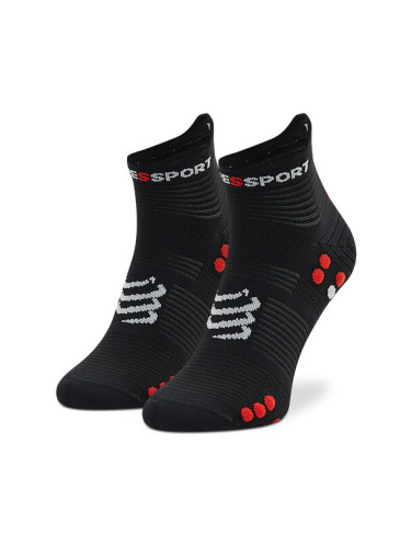 Compressport Дълги чорапи unisex Pro Racing Socks V4.0 Run Low XU00047B_906 Черен