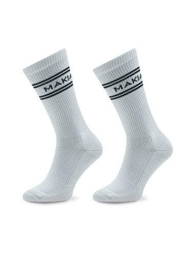 Makia Комплект 2 чифта дълги чорапи мъжки Stripe U83015 Бял