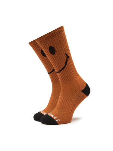 Дълги чорапи unisex Market Smiley 360001158 Кафяв