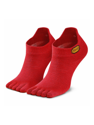 Чорапи къси унисекс Vibram Fivefingers Athletic No Show S18N04 Червен