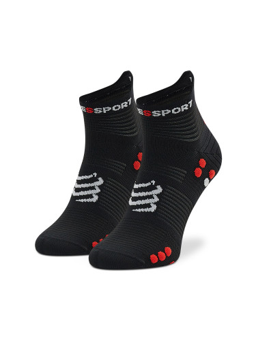 Дълги чорапи unisex Compressport Pro Racing Socks V4.0 Run Low XU00047B_906 Черен