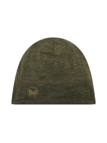 Шапка Buff Merino Lightweight Beanie Solid 113013.843.10.00 Зелен