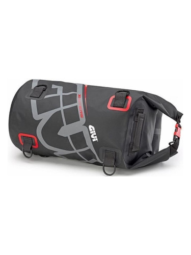 Givi EA114GR Waterproof Cylinder Seat Bag 30L Grey Red чанта