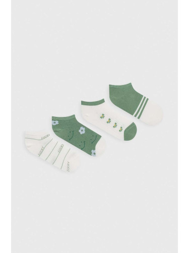 Чорапи Answear Lab (4 броя) в зелено