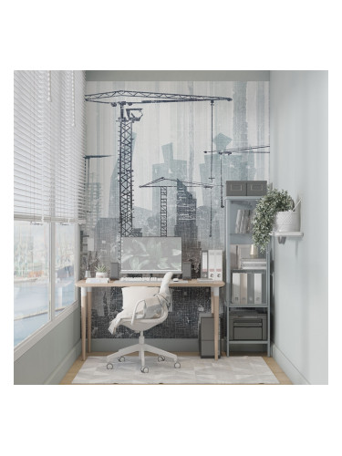 Фототапет Кранове и небостъргачи