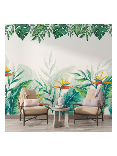 Фототапет - Рамка от листа