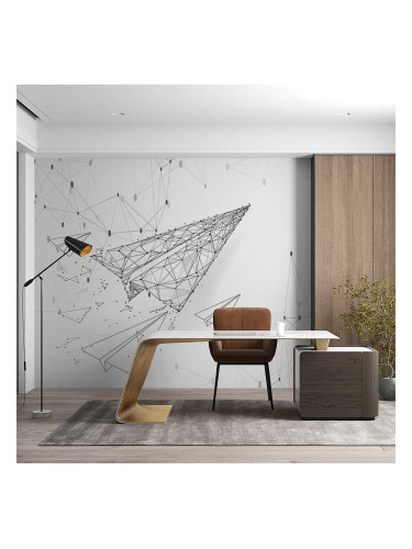 Фототапет - Хартиен самолет