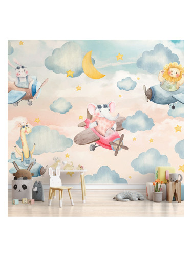 Тапет за детска стая - Самолети