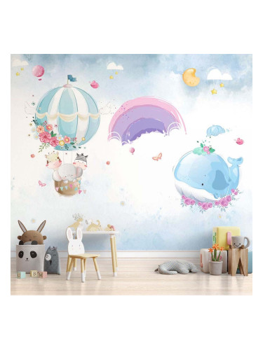 Детски фототапет - Под лилавата дъга