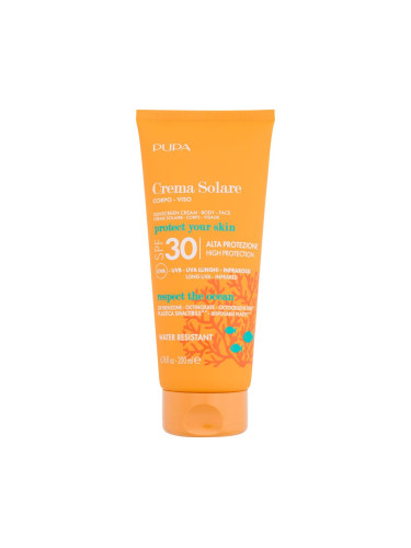 Pupa Sunscreen Cream SPF30 Слънцезащитна козметика за тяло 200 ml