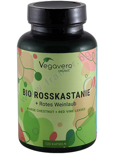 ВЕГАВЕРО ДИВ КЕСТЕН И ЧЕРВЕНИ ЛОЗОВИ ЛИСТА БИО капсули * 120