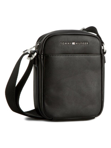 Tommy Hilfiger Мъжка чантичка Th City Mini Reporter AM0AM01941 Черен