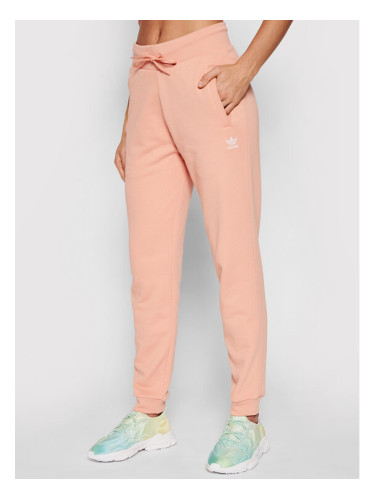 adidas Долнище анцуг adicolor Essentials H37874 Розов Slim Fit