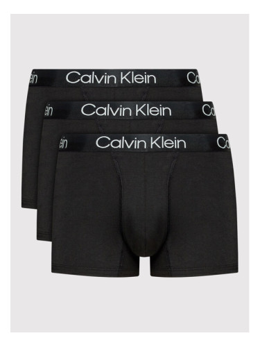 Calvin Klein Underwear Комплект 3 чифта боксерки 000NB2970A Черен