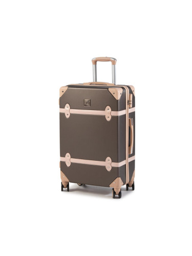 Semi Line Среден куфар T5508-3 Кафяв