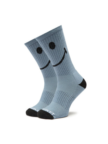 Market Дълги чорапи unisex Smiley 360001158 Син