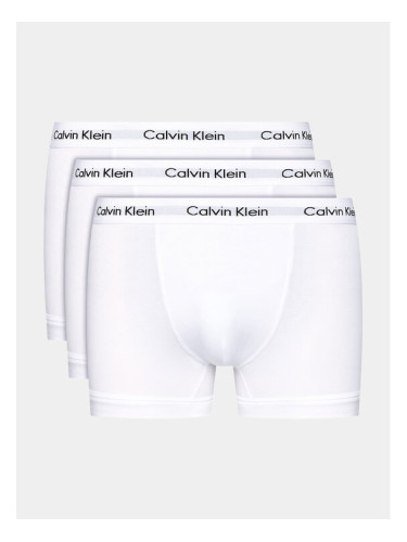 Calvin Klein Underwear Комплект 3 чифта боксерки 0000U2662G Бял