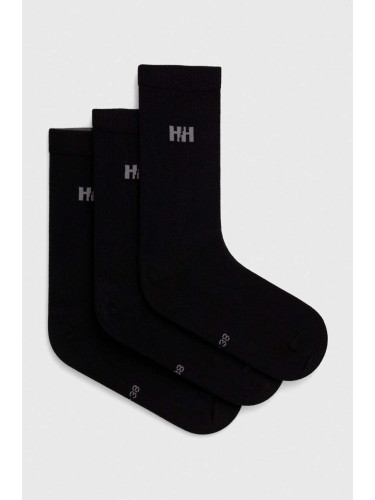 Чорапи Helly Hansen (3 броя) 3-pack в черно 67479 67482