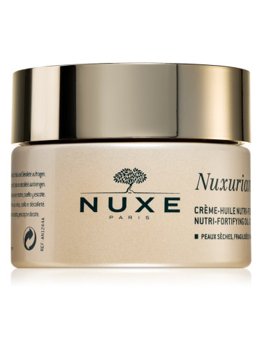 Nuxe Nuxuriance Gold подхранващ маслен крем с подсилващ ефект за суха кожа 50 мл.