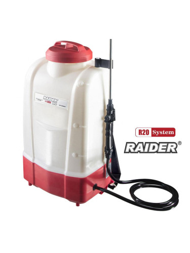 Пръскачка акумулаторна RAIDER RDP-SBKMD20 Solo, 20V, 15 л, 3 bar, R20 System