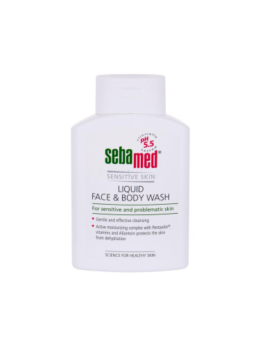 SebaMed Sensitive Skin Face & Body Wash Течен сапун за жени 200 ml