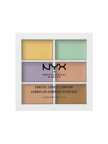 NYX Professional Makeup Color Correcting Concealer Контурираща палитра за жени 9 g Нюанс Multicolor
