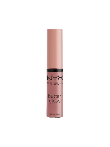 NYX Professional Makeup Butter Gloss Блясък за устни за жени 8 ml Нюанс 07 Tiramisu