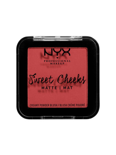 NYX Professional Makeup Sweet Cheeks Matte Руж за жени 5 гр Нюанс Citrine Rose