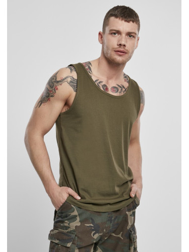 Мъжки потник в масленозелен цвят Brandit Tank Top olive