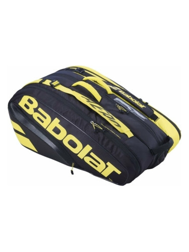 Babolat Pure Aero RH X 12 Black/Yellow Тенис чанта