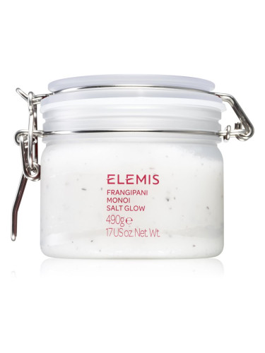 Elemis Body Exotics Frangipani Monoi Salt Glow минерален пилинг за тяло 490 гр.