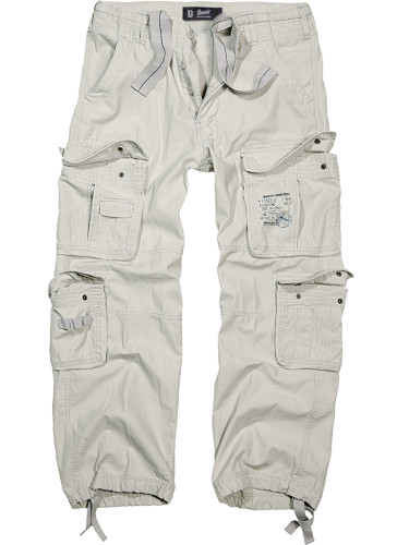 Мъжки карго панталони в бяло Brandit Pure Vintage