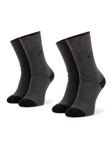 Camel Active Комплект 2 чифта дълги чорапи мъжки 6510 Сив